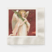  Engel Spruce Branch Holiday Servetten (Voorkant)