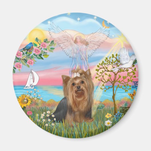 Engel Ster-Yorkshire Terrier (#7) Magneet (Voorkant)