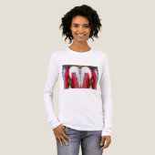 Engel trendy mode Tri-Blend shirt (Voorkant)