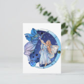 Engel van de hemel briefkaart (Staand voorkant)