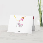 Engel van de Kerstkaart van de Vrede Feestdagen Kaart (Achterkant)