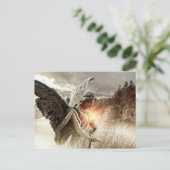 Engel van de pech briefkaart (Staand voorkant)