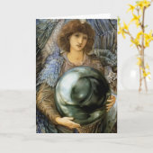 Engel van de schepping door William Burne-Jones Kaart (Gele Bloem)