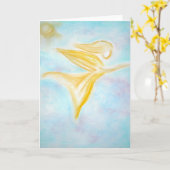 Engel van genezing kaart (Gele Bloem)