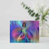 Engel van glorie briefkaart (Staand voorkant)