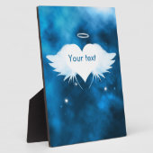 Engel van het Hart Display Plaque 20x25 cm Met Gem Fotoplaat (Zijkant)