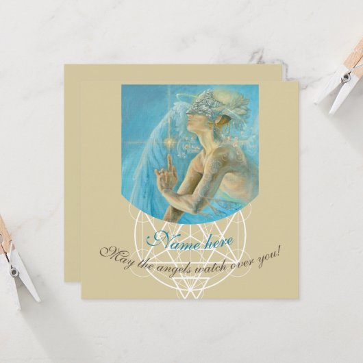 Engel van licht goddelijke liefde en bescherming f (Voorkant / Achterkant in situ)