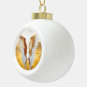 ENGEL VAN LICHT KERAMISCHE BAL ORNAMENT (Rechts)