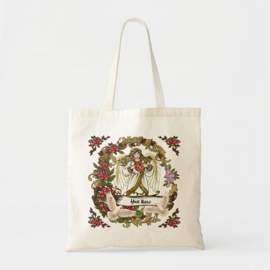 Engel van Rozen Tote Bag (Voorkant)