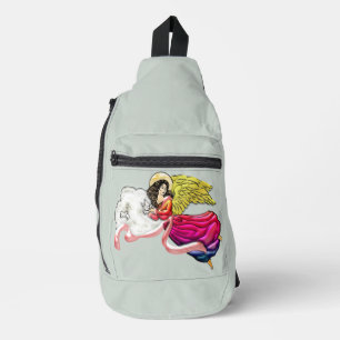 Engel van vrede en harmonie sling bag