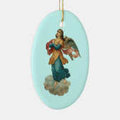 engel-versiering met gedicht keramisch ornament (Rechts)