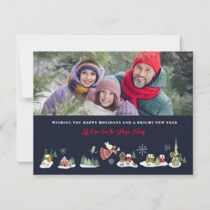 Engel Vrede op Aarde Foto Kerstmis 1 Foto Feestdagenkaart