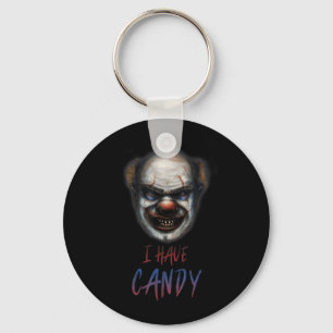 Engelachtig Griezelig Halloween T-shirt Heb Snoep Sleutelhanger