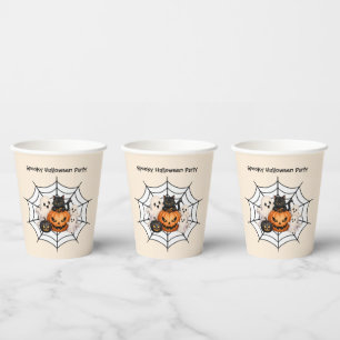 Engelachtig Halloween-feest Papieren Bekers