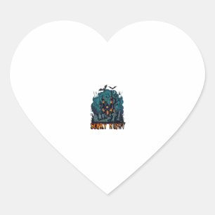 Engelachtig Huis Spoken Kerkhof Hart Sticker