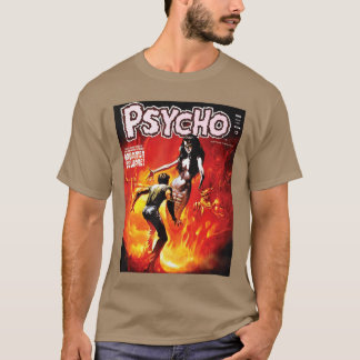 Engelachtige demonen Halloween Horror Oude stripbo T-shirt