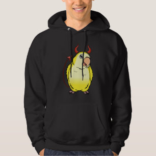 Engelachtige Duivel Kostuum Papegaai I Geel Lutino Hoodie
