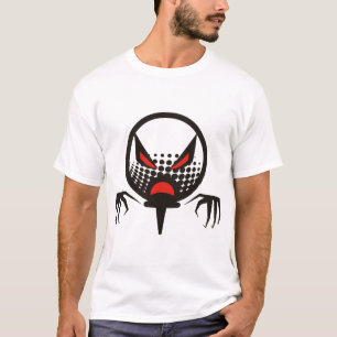 Engelachtige Golf Halloween groep kerkhof T-shirt