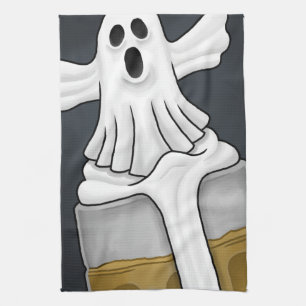 Engelachtige Halloween Geest Theedoek