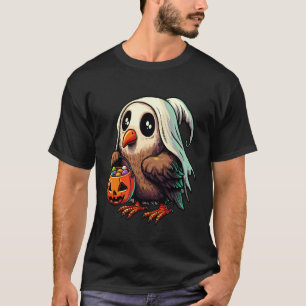 Engelachtige Halloween Kiwi Vogel Geest Griezeld Z T-shirt