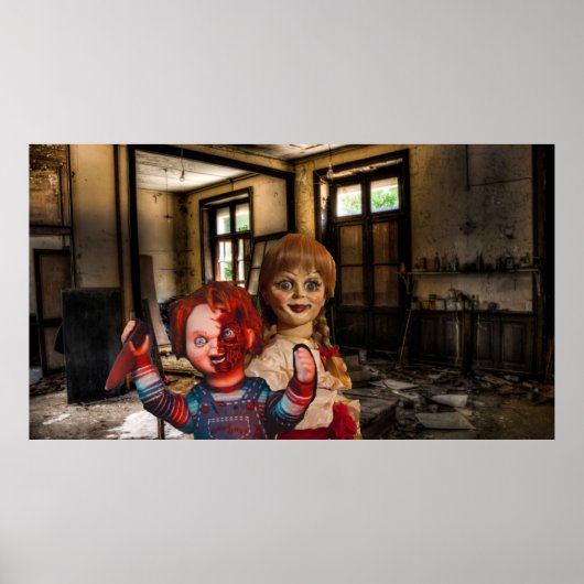 Engelachtige Halloween. Poster (Voorkant)