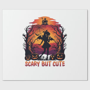 Engelachtige maar schattige Halloween Vleermuis Me Cadeaupapier
