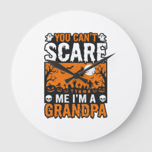 Engelachtige Opa Vintage Halloween Shirt Ontwerp_1 Grote Klok
