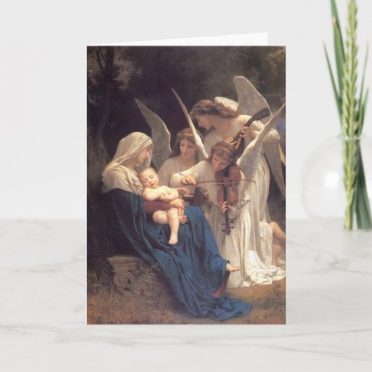 Engelachtige Serenade Kaart (Voorkant)