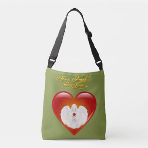 EngelachtigGeloof GoudenHart Crossbody Tas