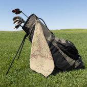 Engeland 4 golfhanddoek (Groen)
