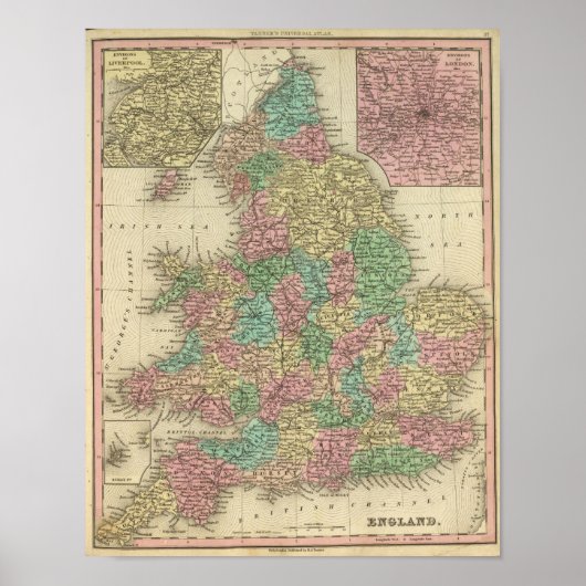 Engeland 6 poster (Voorkant)