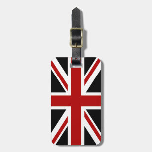 Engeland - Black Red White Bagagelabel