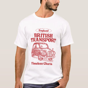 Engeland: Brits vervoer tijdloze charme T-shirt