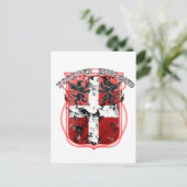 Engeland Crest Briefkaart (Staand voorkant)