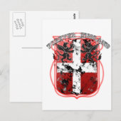 Engeland Crest Briefkaart (Voorkant / Achterkant)