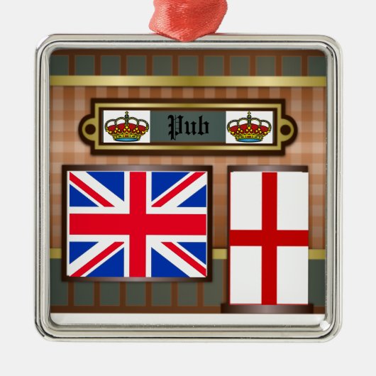 Engeland Decoratie Londen Pub Ornament (Voorkant)