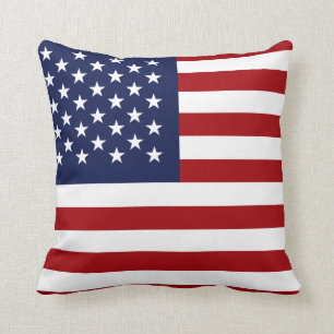 Engeland en Amerikaanse vlag Kussen