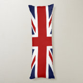 Engeland en Amerikaanse vlag Lichaamskussen (Achterkant (Verticaal))