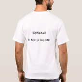 Engeland en st george t-shirt (Achterkant)
