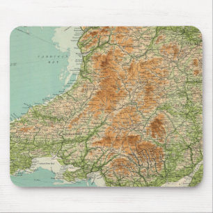 Engeland en Wales, zuidwestelijke sector Scilly Is Muismat