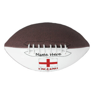 Engeland Engelse Vlag Zwart Personalisatie American Football