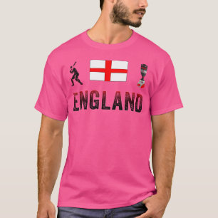Engeland Fans Cricket Lover Team Engelse Fans Odi T-shirt