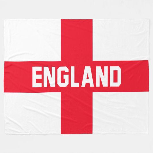Engeland Fleece Deken (Voorkant (Horizontaal))