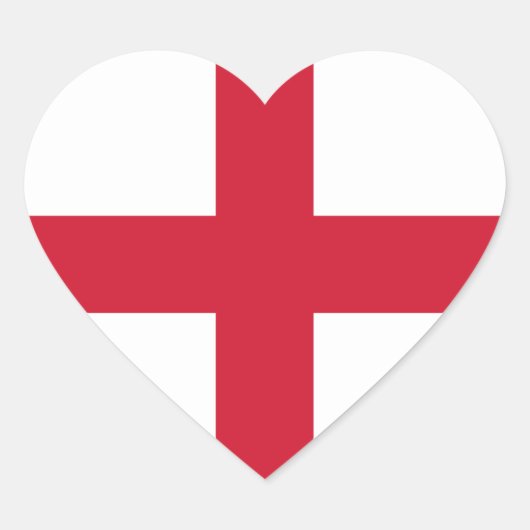 engeland hart sticker (Voorkant)