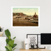  Engeland, ingang Bournemouth Pier, Dorset Poster (Thuiskantoor)