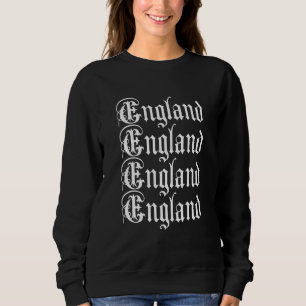 Engeland Klassieke typografie Stijl Patriottisch S Trui