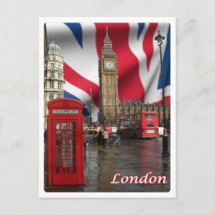 Engeland - Londen - Big Ben - Briefkaart