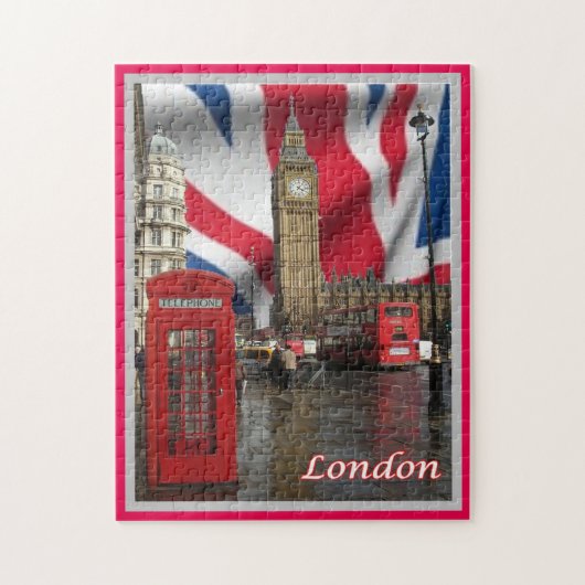 Engeland - Londen - Big Ben - Legpuzzel (Verticaal)