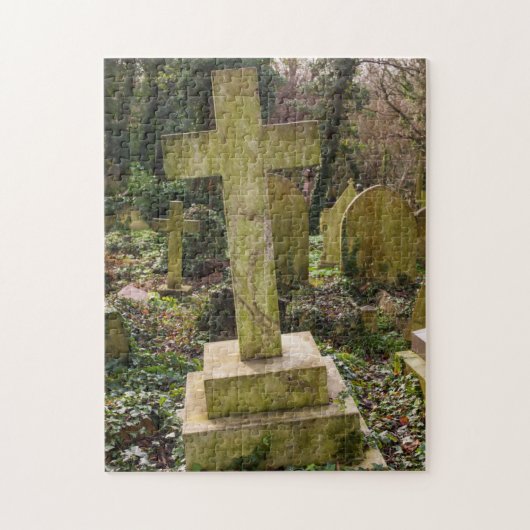 Engeland, Londen, kerkhof, gravesite Legpuzzel (Verticaal)