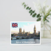 Engeland - Londen - Palace van Westminster - Briefkaart (Staand voorkant)